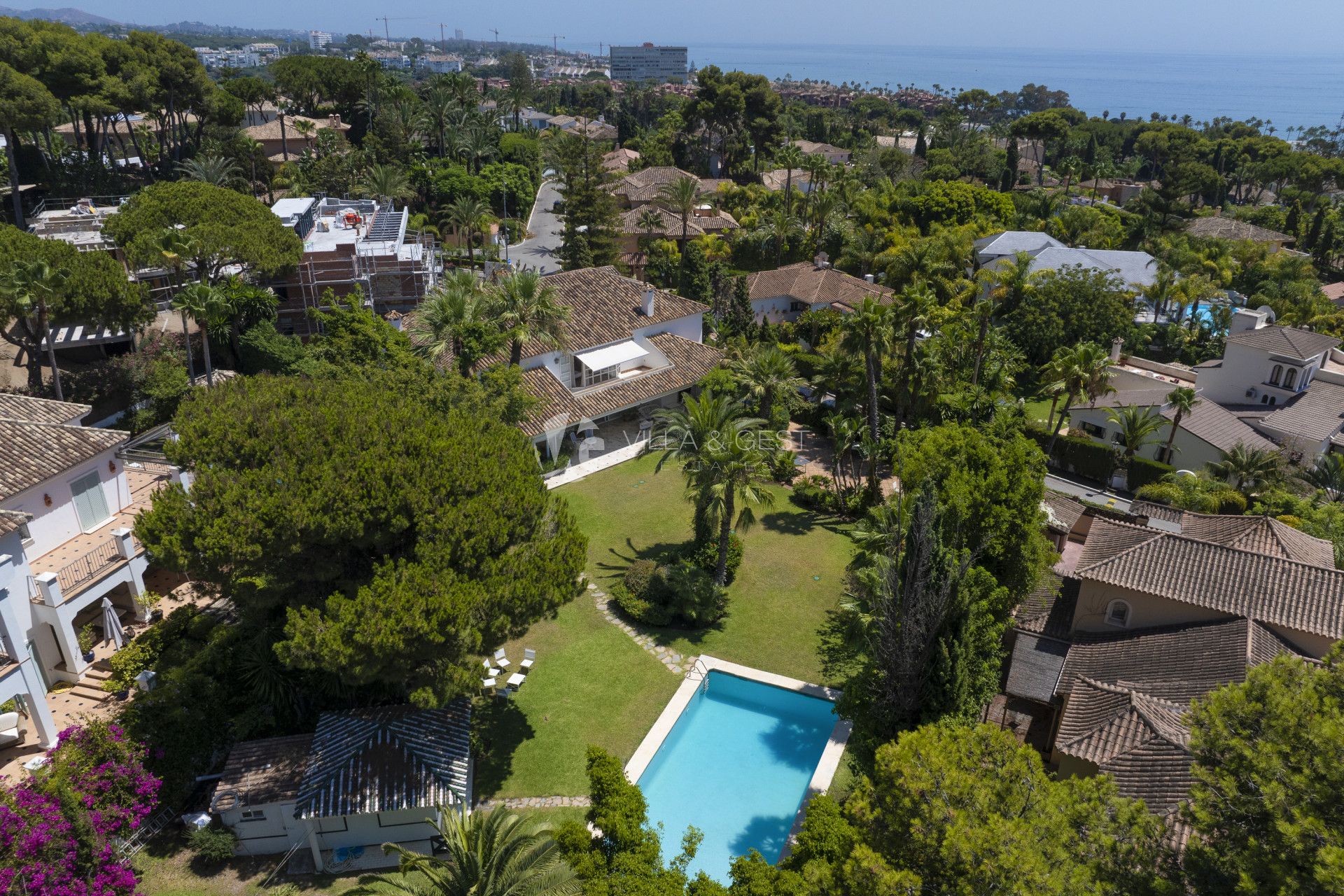 First Time on the Market: Grand Traditional Villa in Los Monteros Steps from the Beach