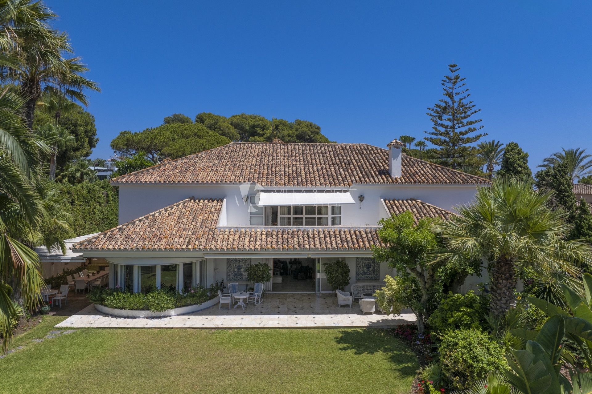 First Time on the Market: Grand Traditional Villa in Los Monteros Steps from the Beach