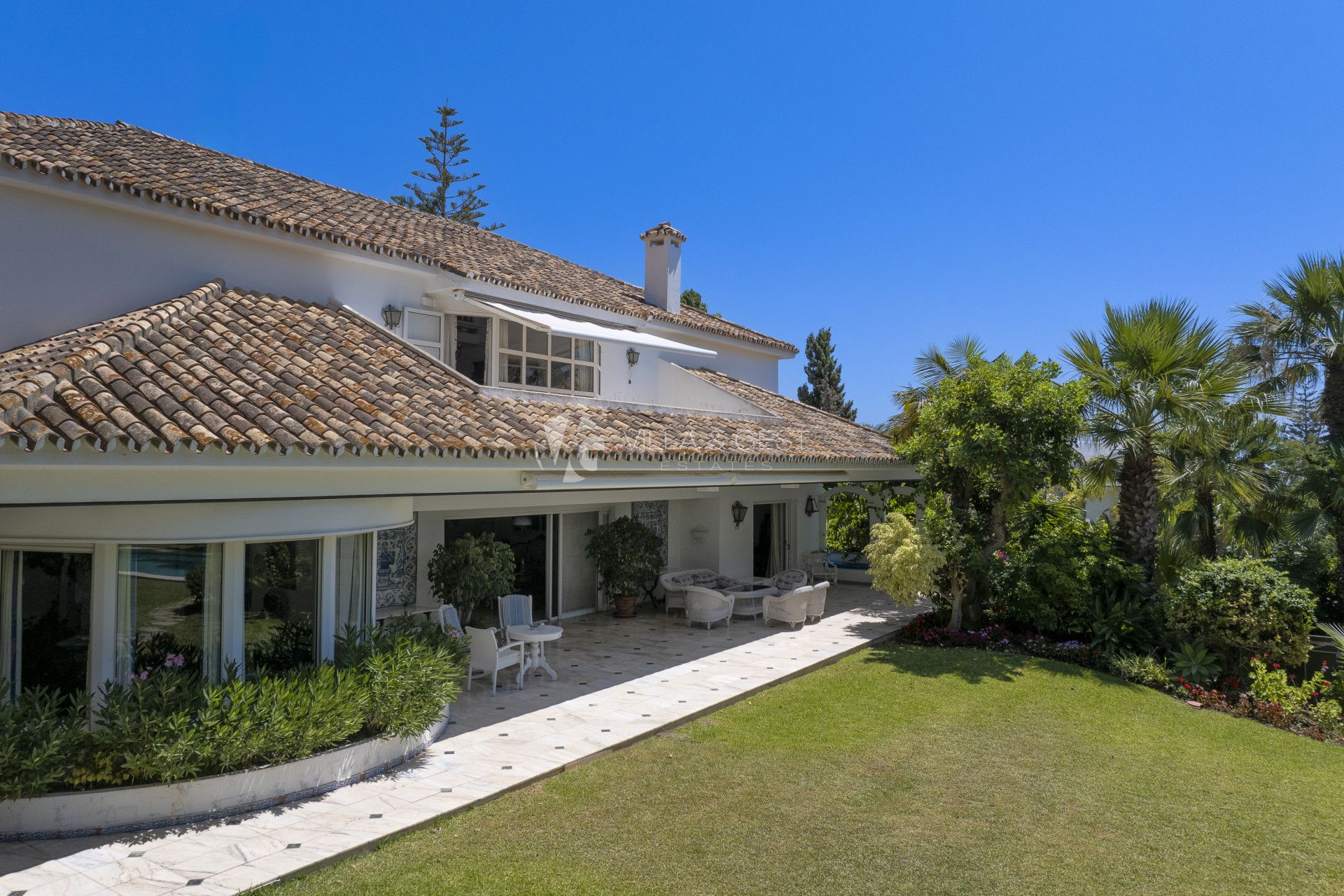 First Time on the Market: Grand Traditional Villa in Los Monteros Steps from the Beach