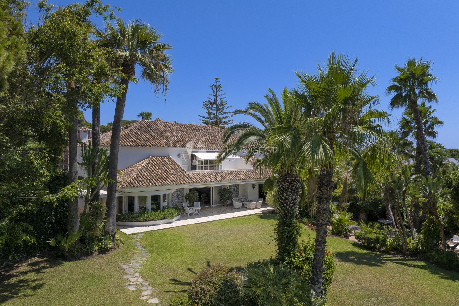 First Time on the Market: Grand Traditional Villa in Los Monteros Steps from the Beach