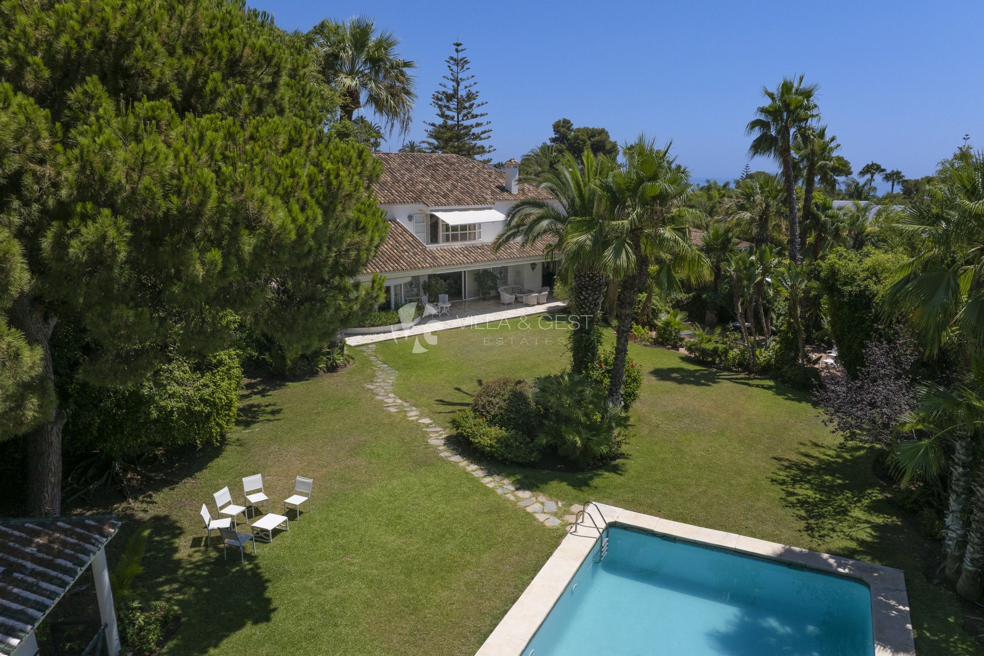 First Time on the Market: Grand Traditional Villa in Los Monteros Steps from the Beach