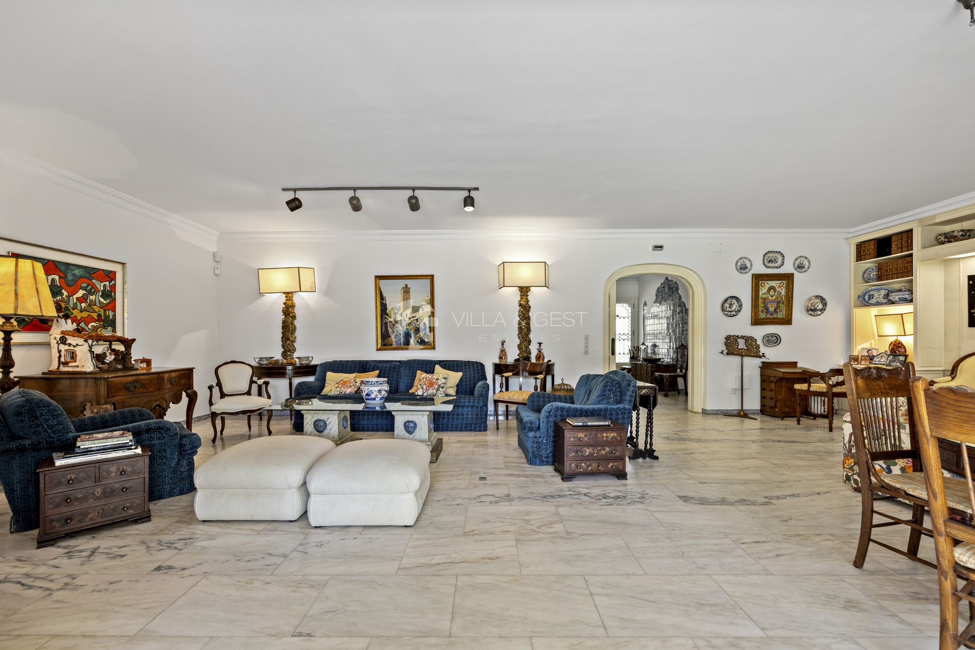 First Time on the Market: Grand Traditional Villa in Los Monteros Steps from the Beach